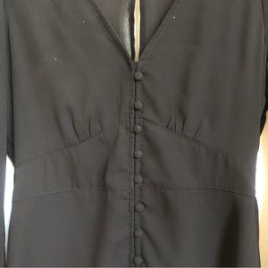 Abercrombie and Fitch Button Up Long Sleeve Dress
